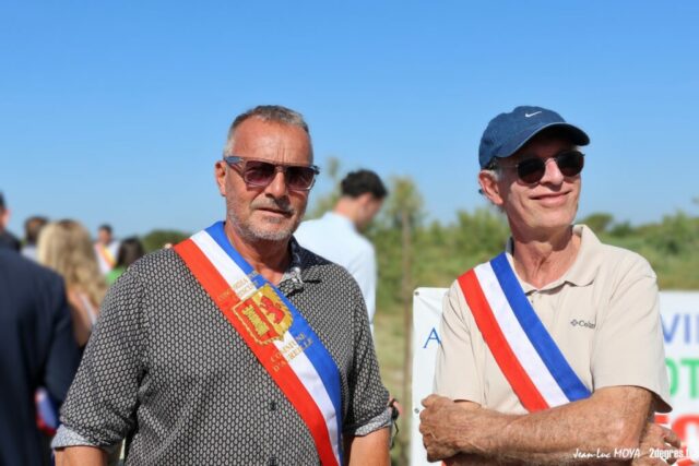 Lionel Escoffier, Maire d'Aureille • Jean-Michel Pertuit, élue vile d'Aureille, 1er adjoint