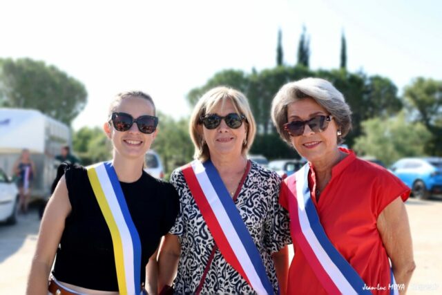 Mandy Graillon, élue ville d'Arles, Conseillère Communautaire • Antonia Allard, élue ville d'Arles adjointe de quartier • Sylvie Petetin, élue ville d'Arles, Finances et Urbanisme